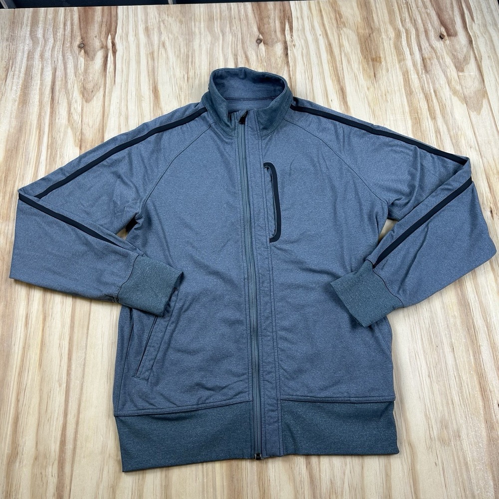 Lululemon Kung Fu Jacket II Men'sMedium Gray Heathered Long Sleeve Jacket